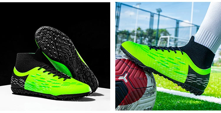 Cleats Soccer Shoes Men Sneakers Cleats Professional Football Boots Training