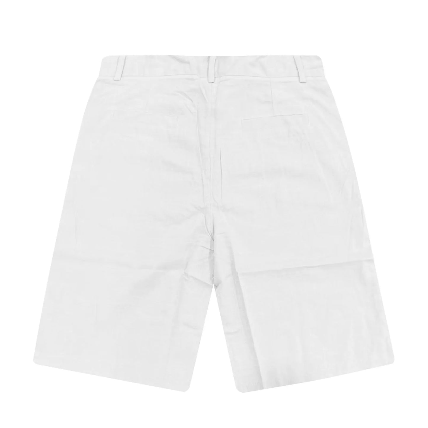 2025 Summer Cotton Linen Shorts for Men Solid Casual Button Pocket Beach Shorts Men's Comfortable Simple Vacation Leiture Pants