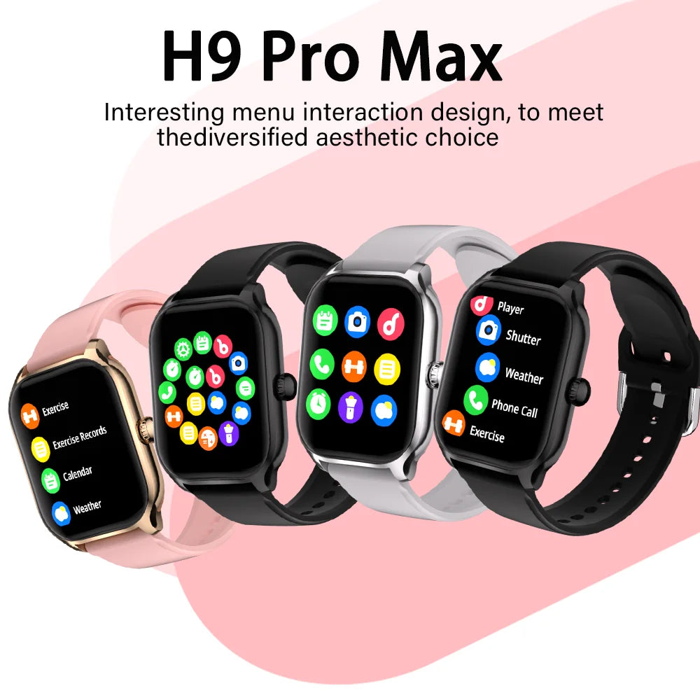 LAXASFIT 2025 New Smart Watch Bluetooth Talk 2.01 HD Touch Screen Multi Sport Function Smart Watch Men Women Christmas Day Gift
