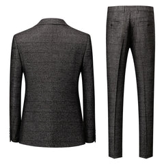 Blazers Jacket Pants Vest Fashion Men's Casual Boutique Business