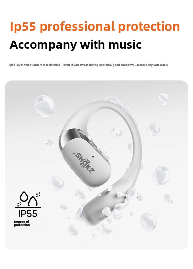 Shokz OpenFit 2+ T921 Open Hanging Ear Headsets Dolby Audio Wireless Bluetooth Earphones,DualBoost Technology AI Noise Reduction