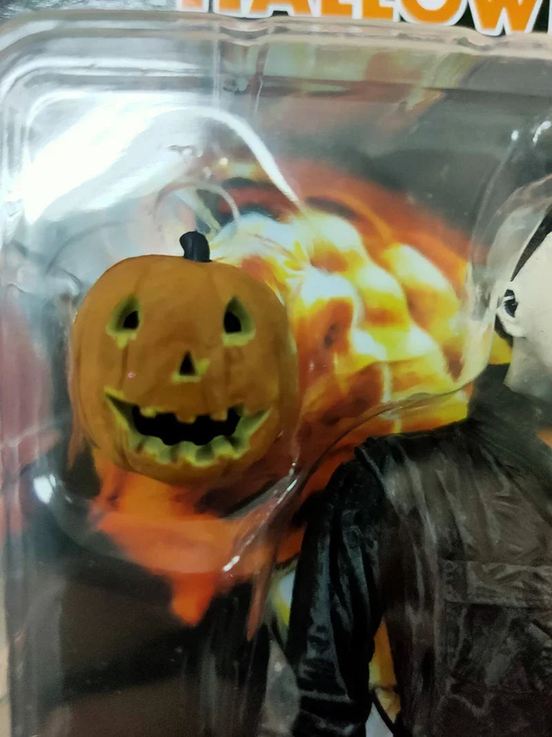 NECA Michael Myers Figure With LED Pumpkin Halloween Ultimate  Action Figure Toy Doll Decor Christmas Gift Halloween Horror Toy