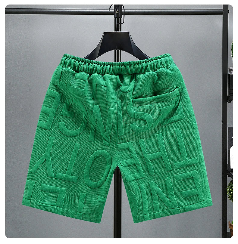 New Fashion knitted Shorts Men Comfortable Elastic Waist Clothing Male Breathable Short Trousers plus size