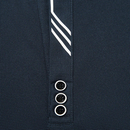 New Men's Business Casual Long Sleeved Shirt Solid Color Polo Shirt Fashionable Breathable Comfortable Versatile Top