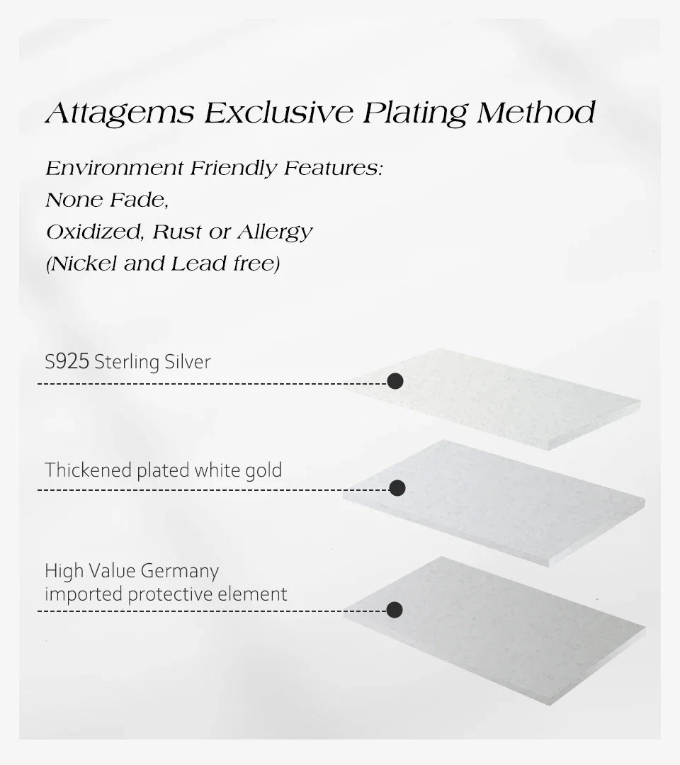 ATTAGEMS Full Moissanite Luxury Bracelet D VVS1 For Women Real S925 Sterling Silver Gold Plated Lucky Engagement Wedding Jewelry