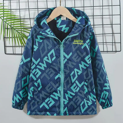 Boys Fashion Outdoor Jacket Thick Winter Waterproof Jackets For Kids Warm Clothes Autumn Boy's Windbreaker Hooded Coat