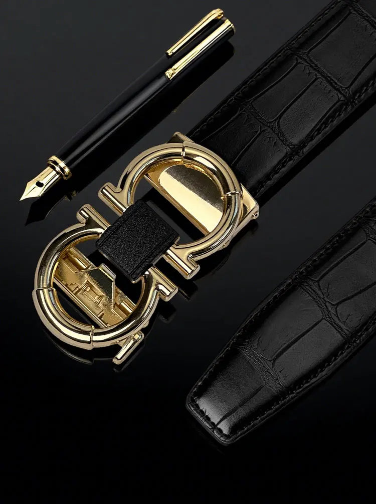 New Joker men's automatic buckle belt business buckle fashion belt