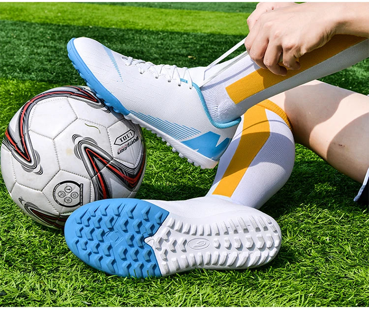 Soccer Shoes Society Grass Indoor Sports Fast Football Field Boots Futsal Non Slip