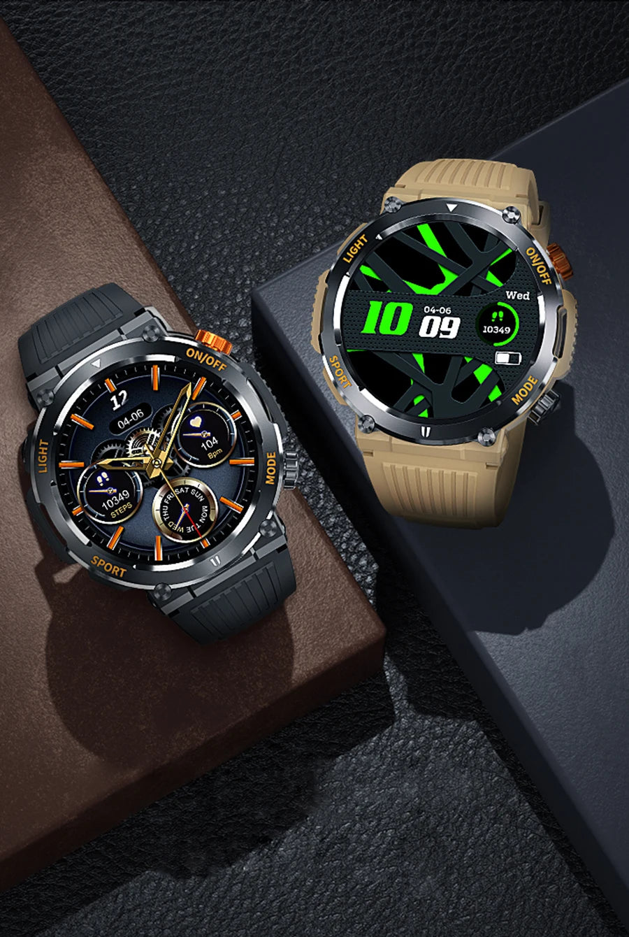 Men's Smart Watch 360 * 360 HD Touch Screen Sports Waterproof Smartwatch Health Monitoring Bluetooth Call Smart Watches