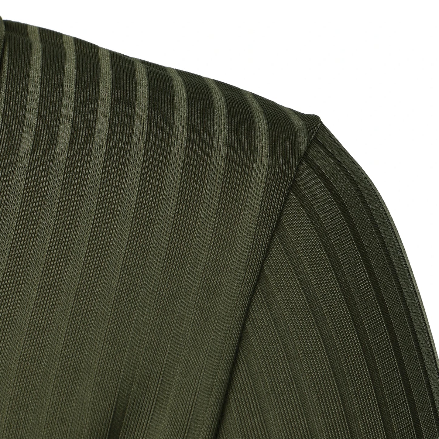 Men's running sports fitness wear summer high stretch vertical short-sleeved POLO shirt slim knit base shirt