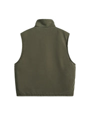 Carhartt Men's Washed Duck Sherpa Lined Mock Neck Vest