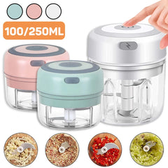 Efficient, Handy, and Portable Multifunctional Mini USB Kitchen Food Chopper