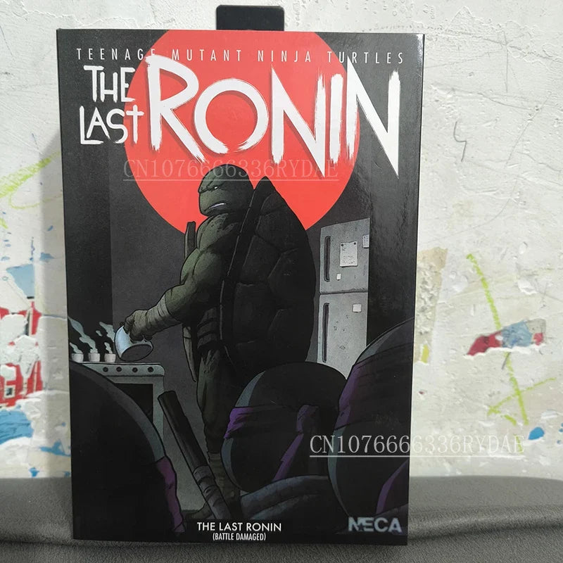 NECA The Last Ronin Leonardo Raphael Donatello Splinter Casey Jones Michelangelo Battle Damaged Action Figure TMNT Toys