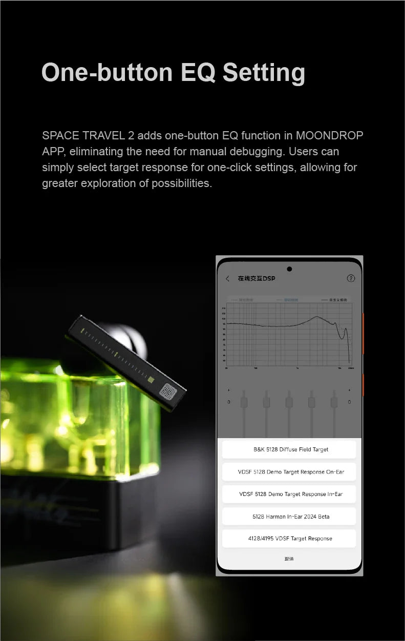 MOONDROP Space Travel 2 HiFi Noise-Canceling TWS wiress earphone Bluetooth 6.0 ANC Low-latency Game Mode SBC/AAC