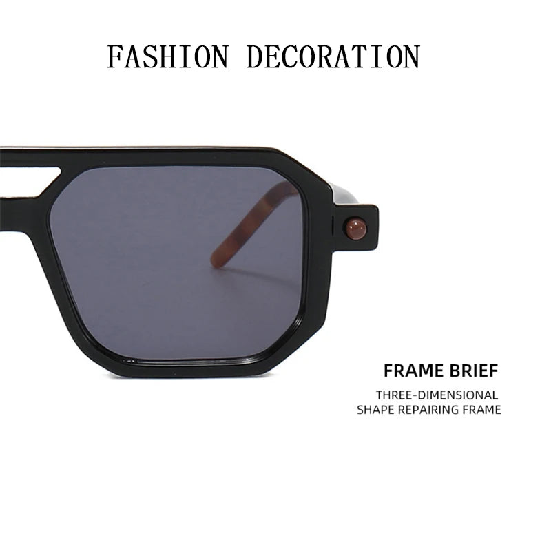 Sunglasses For Men Fashion Glasses Luxury Retro Blue Light Blocking Shades