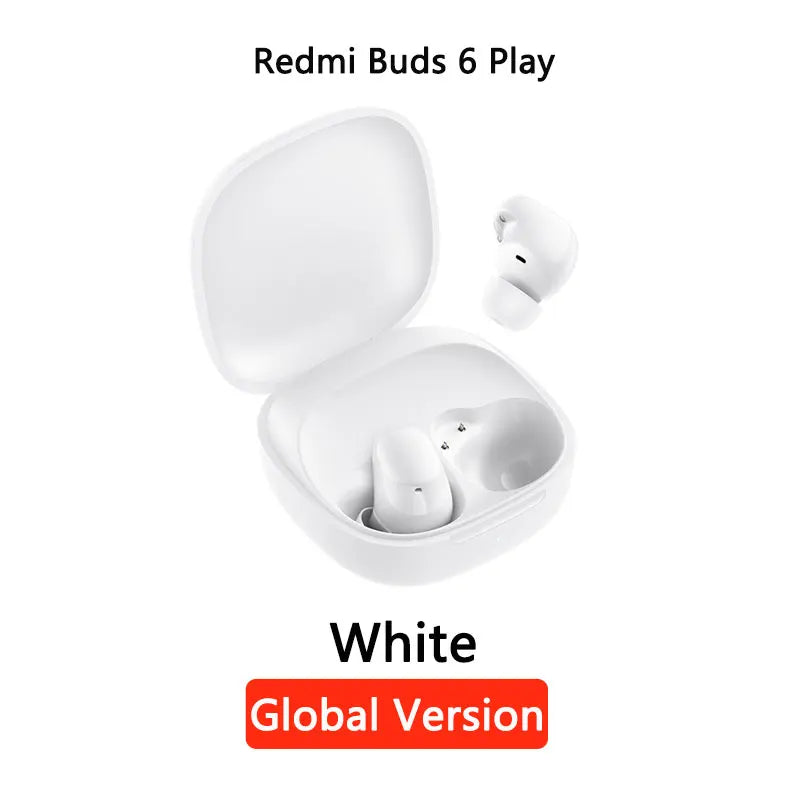 Global Version Redmi buds 6 Play Earphone AI noise cancellation for calls 10mm Dynamic Driver Bluetooth 5.4 TWS Headphone