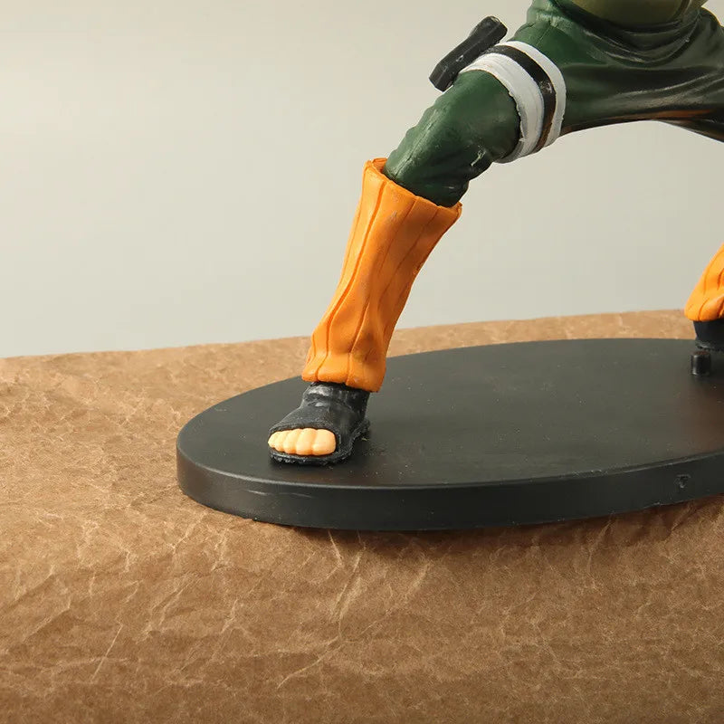 16cm Naruto Anime Figure Rock Lee Hyuuga Hinata Roubu Double Lion Fist Fighting Action Figure Collection Model Doll toys hobbie