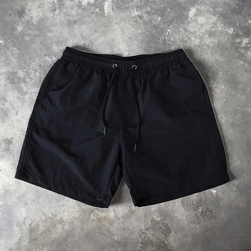 Running Shorts Drawstring Elastic Waist Shorts Loose Gym Sports Men Casual Jogging