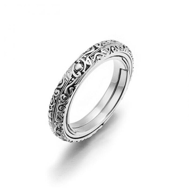 Metamorphic Astronomical Ball Ring for Men and Women Reversed Metamorphic