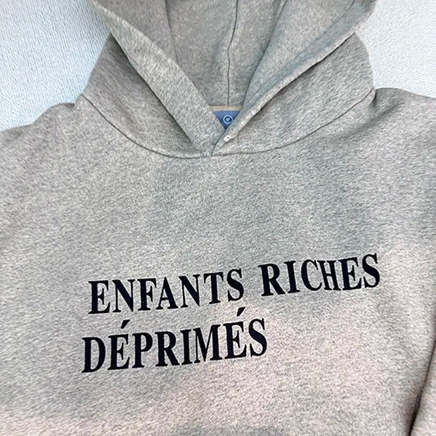 Stale gradient render fleece hoodie