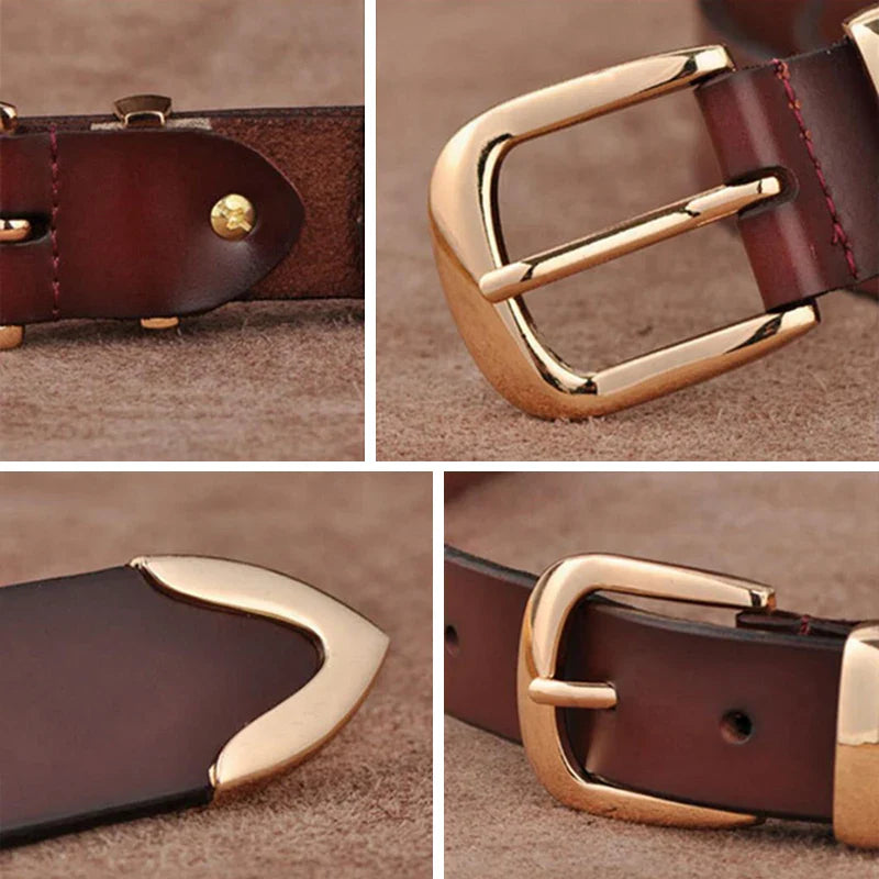 MEDYLA Women's Strap Casual All Match Women Brief Genuine Leather Belt Women Strap Pure Color Belts Top Quality Jeans Belt L27