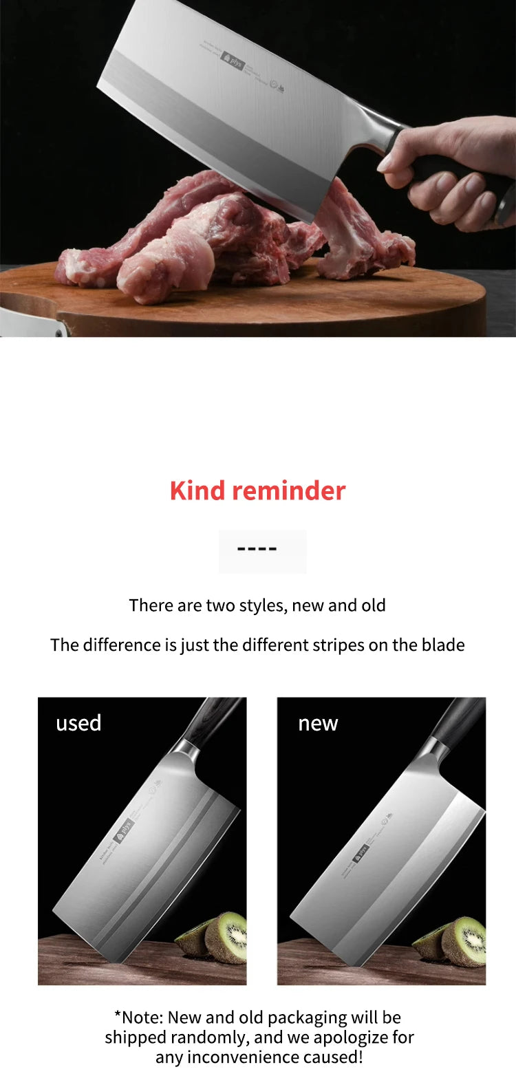 Kitchen Knife Chinese Chef Special Ultra-Sharp Slicing Knife