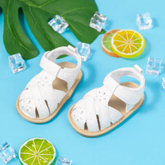 Summer Sandals Baby Shoes Boy Girl Flats Rubber Sole Anti-Slip Toddler Shoes