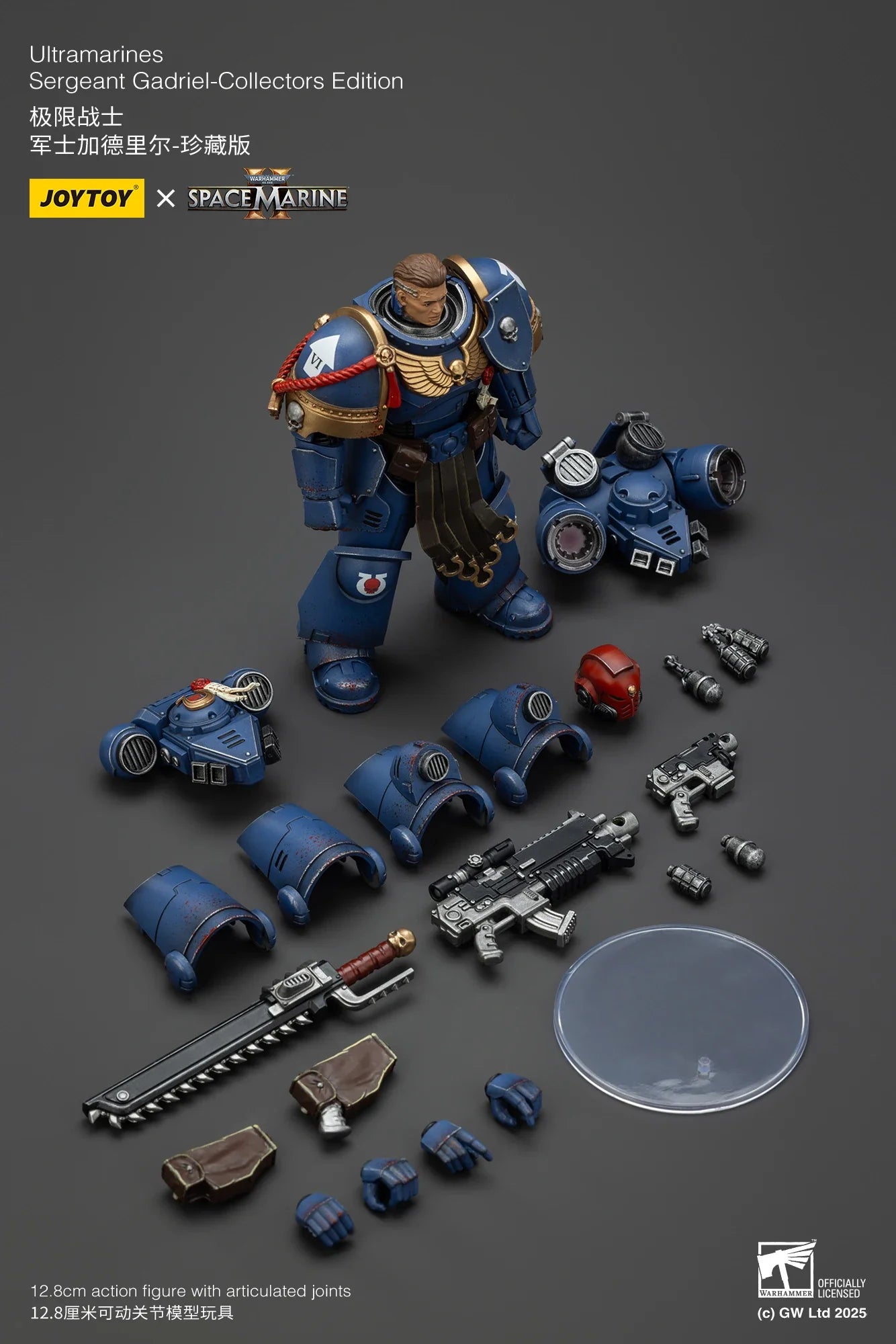 [IN-STOCK]JOYTOY Warhammer 40K 1/18 Action Figures Ultramarines Titus Victrix Guard Guilliman Anime Model Toys Gift