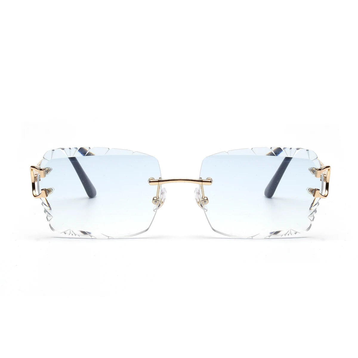 Sunglasses fashion square metal legs glasses for men women