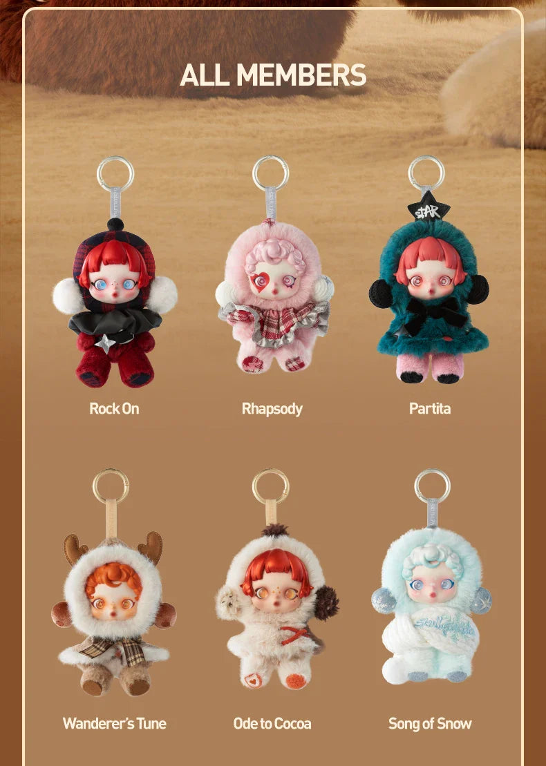 POP MART SKULLPANDA Winter Symphony Series Blind Box Mystery Box Guess Bag Toys Doll Cute Anime Figure Desktop Ornaments