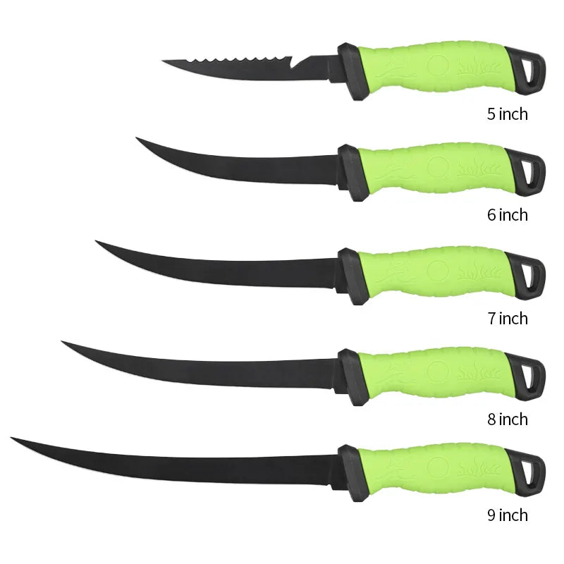Fishing Knife Fillet Boning Knife for Fish 5 6 7 8 9 Inch Sashimi Knife Kitchen Non-stick