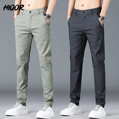 Men's Summer Pants Thin Straight Trousers For Men Cotton