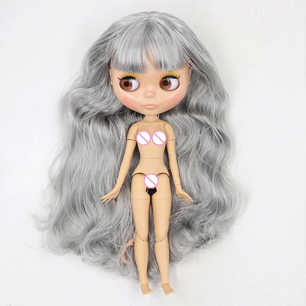 ICY DBS Blyth Doll 19 Joints Body 30CM Doll Matte/Glossy Face Doll with Extra Hands DIY Toy for Girls