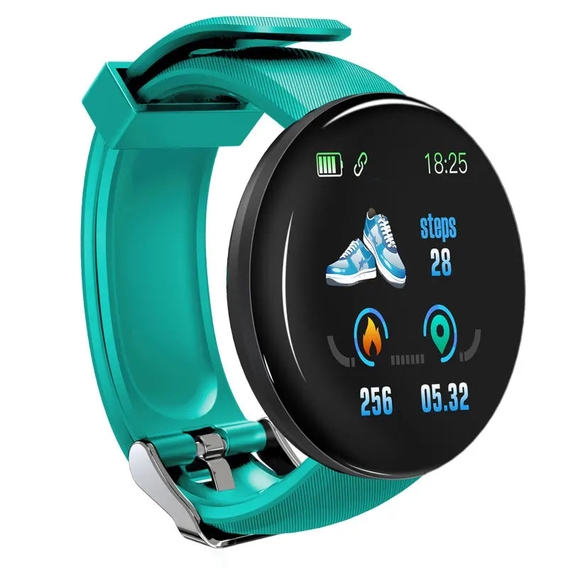 Smart Watch Men Women Smart Bracelet LED D18 Smartwatch Waterproof Smart Touch