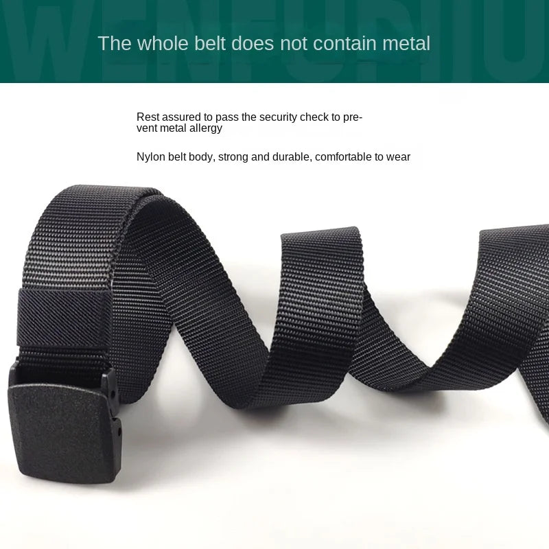 White Automatic Buckle Nylon Army Tactical Men Belt Military Waist Canvas Belt Outdoor Strap Travel Jeans Black Belts for Women
