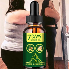 Weight Loss Oil Dissolve Thin Leg Waist Fat Burner Break Down Fat Essential Oil Body Ginger Extract Slimming Products