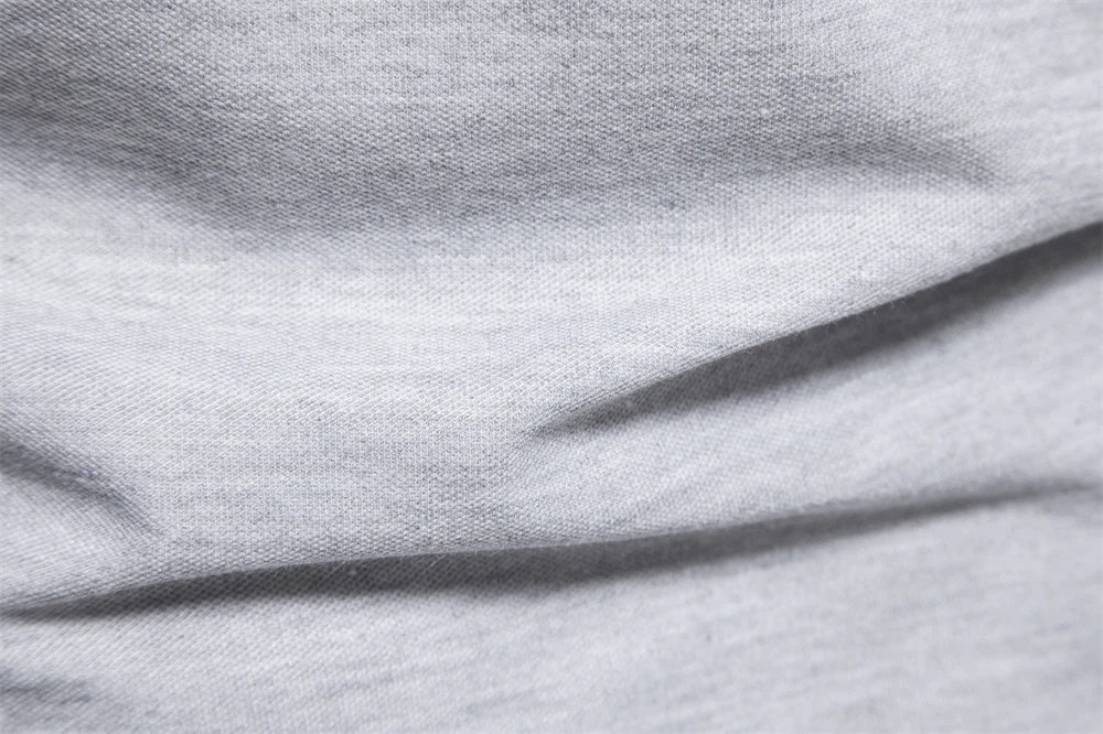 AIOPESON Deer Embroidery Men's Polo Shirts Solid Color Long Sleeve Polo Shirts for Men New Spring Social Business Polos Male