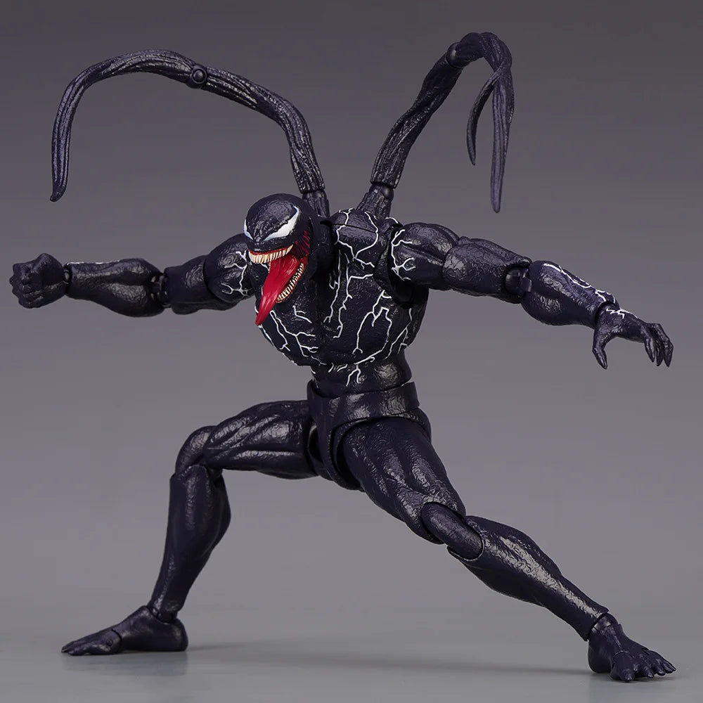 Venom AMAZING YAMAGUCHI legends Action Figure Joint Movable Change Face Statue Model Collectible kids for Toy Gift
