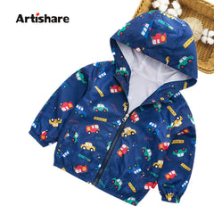 Boys Coat Outerwear Cartoon Pattern Boy Coats Kids Casual Children Coats Toddler Children Clothing