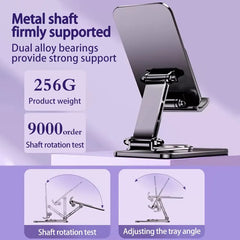 Phone Holder Portable Foldable Lazy Desktop Live Bracket Metal Phablet