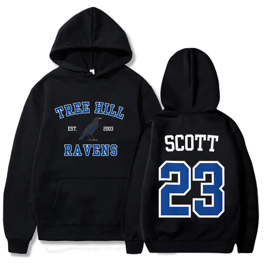 Women Hoodies TREE HILL RAVENS Scott23 Graphic Sweatshirts with Pocket Keith