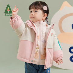 Winter Hooded Slight waterproofing antifouling Oil proof Warm   Baby Clothing