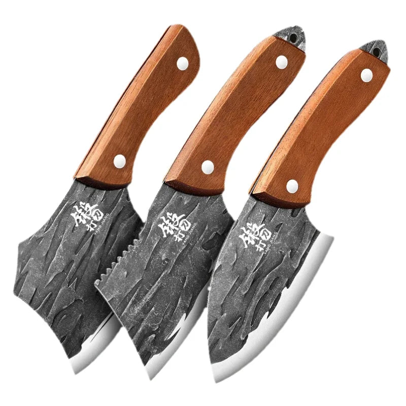 Stainless Steel Forged Small Kitchen Knife, Kitchen Multifunctional Sharp Fish Killing Knife