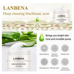 Blackhead Remover Cream Tearing Mask Set Plant Nose Pore Strips Acne Treatment Black Dots Peel Off Mud Mask Skin Care