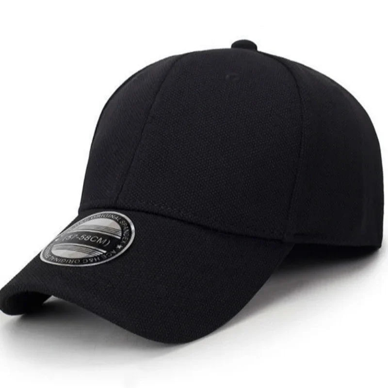 High Quality Baseball Cap Man Fitted Closed Full Cap Mesh Cap Outdoor Breathable Sports Cotton Sun Male TruckerHat Gorras Hombre