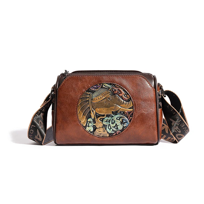 Women's Shoulder Bag Famous Brand Elephant Embroidered Female Messenger Bags