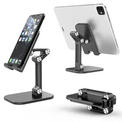 Desk Mobile Phone Holder Stand For IPhone IPad Xiaomi Adjustable Foldable