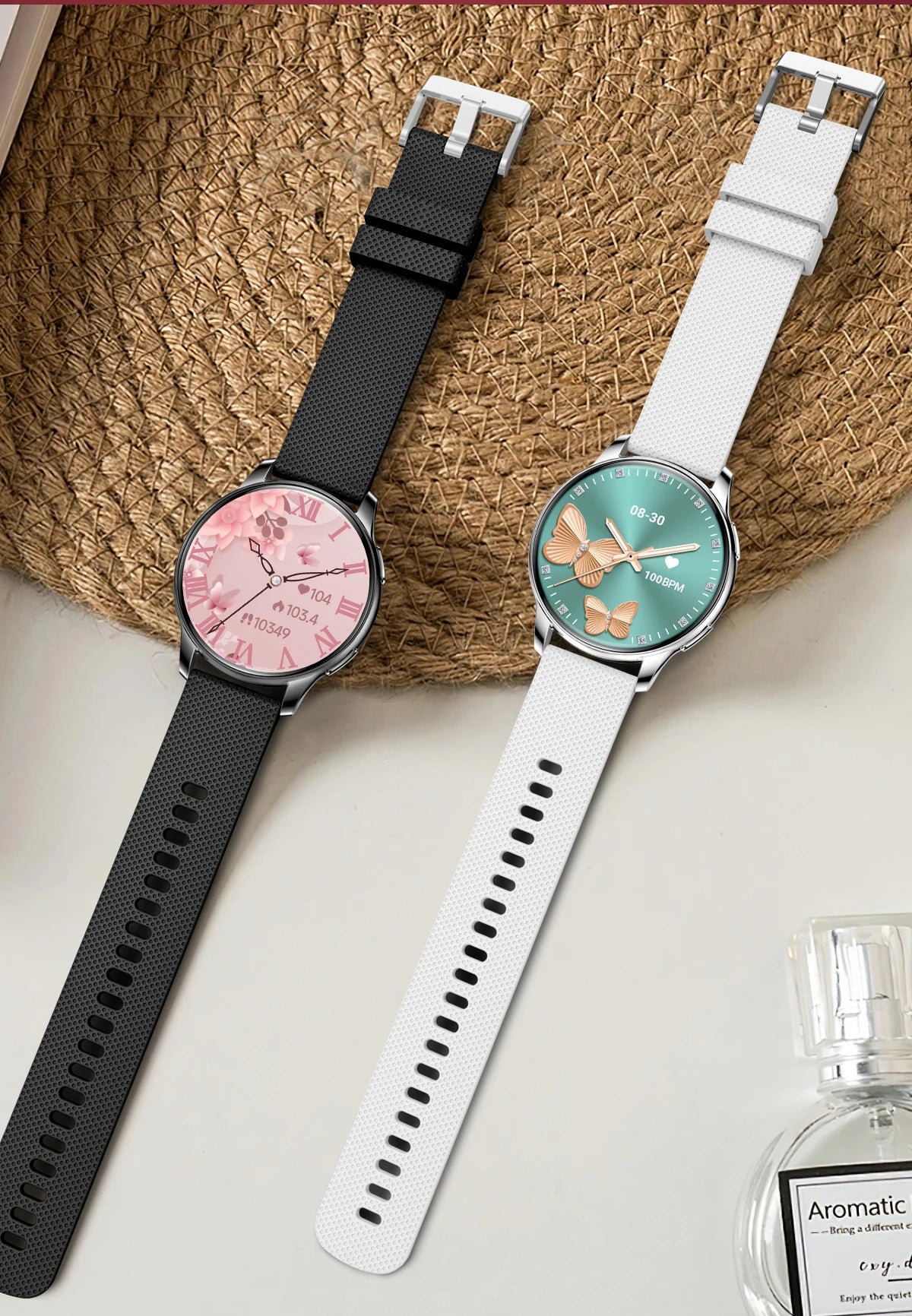 New Original Smartwatch HD 466*466 Always Show Time 1.32 AMOLED Display Call Reminder Gift Ultra Thin Women SmartWatch for Women