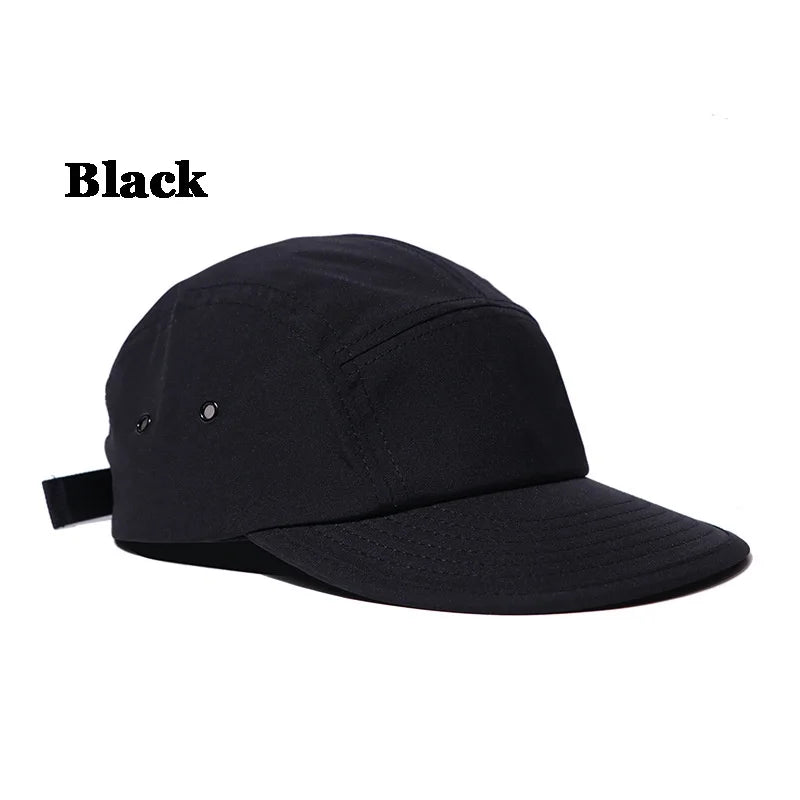 Fashion Adjustable Hat 5 Panel Cap Quick Dry Cap Snapback Hats Unisex Baseball Caps Sun Hats