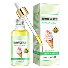 60ml Strawberry/Peachh/Mango/Cinnamon Bun/Vanilla/Birthday Cake Flavor Body Massage Oil Body Juice Oil Fragrance Massage Oil